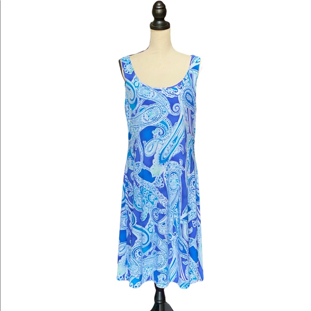 Ralph Lauren Midi Dress, Size L.